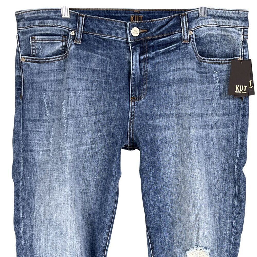 Kut From The Kloth NWT Women 16 Ankle Straight Leg High Rise Jeans Bum Friendly - Picture 6 of 16